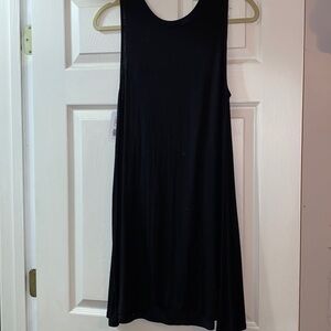 VeryJ Fringe Open Back Tank Dress